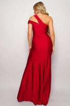 Raina slitted One Shoulder Maxi Dress Dress Epicplacess   