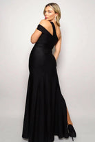 Raina slitted One Shoulder Maxi Dress Dress Epicplacess   