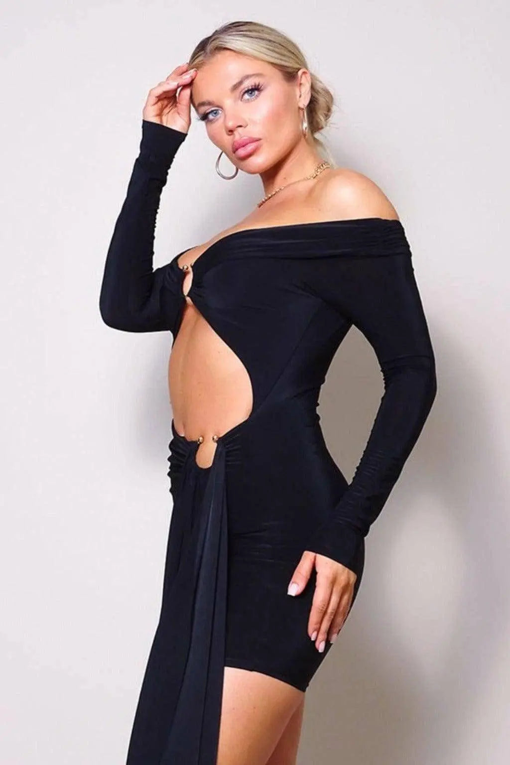 Ring Out Off Shoulder Mini Dress DRESS Epicplacess   