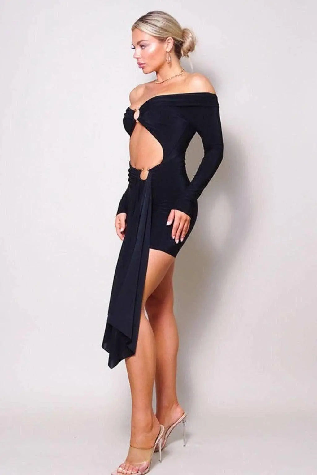 Ring Out Off Shoulder Mini Dress DRESS Epicplacess   