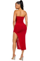 Slinky Invisible Strap Midi Dress - Epicplacess