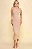 Women's Halter Pleated Maxi Dress Dress Epicplacess   