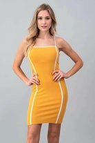 Give Me Love Ribbed Mini Dress DRESS Epicplacess Yellow S 