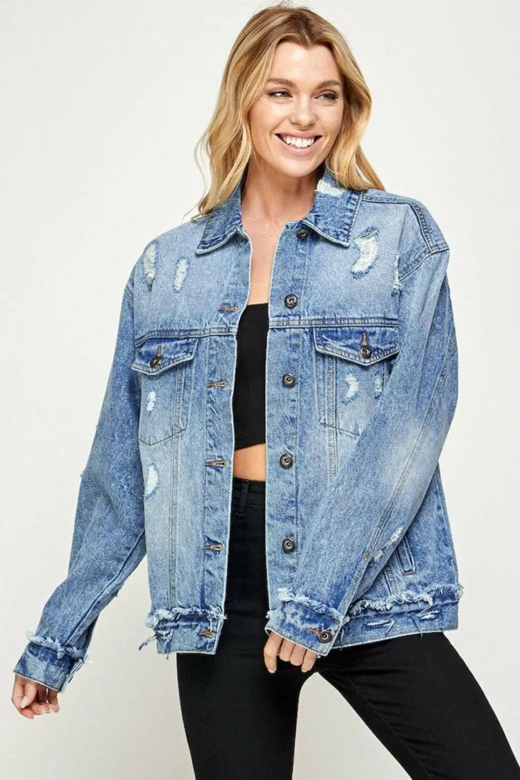 High Standards 90's Boyfriend Denim Jackets jacket Epicplacess   