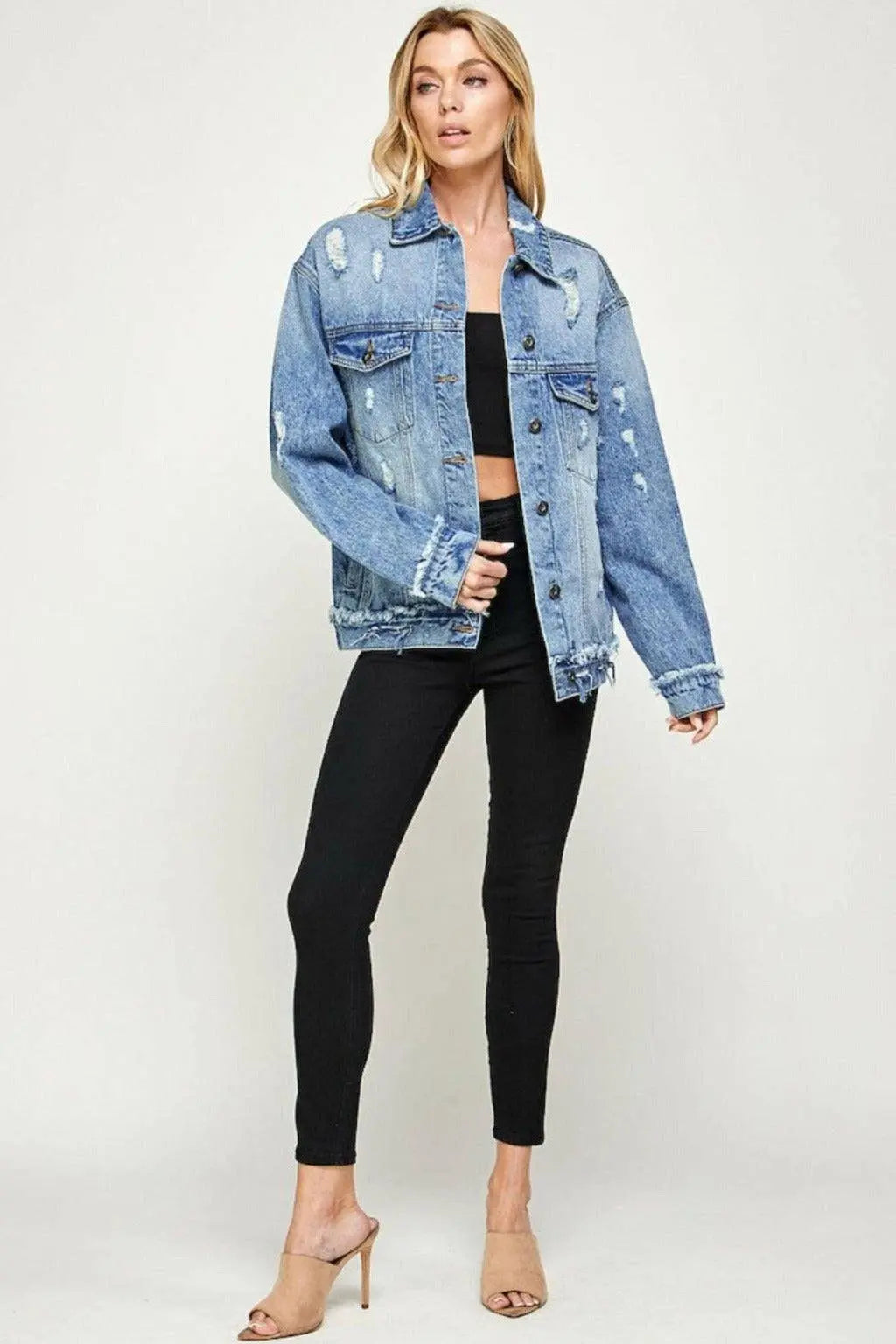 High Standards 90's Boyfriend Denim Jackets jacket Epicplacess   