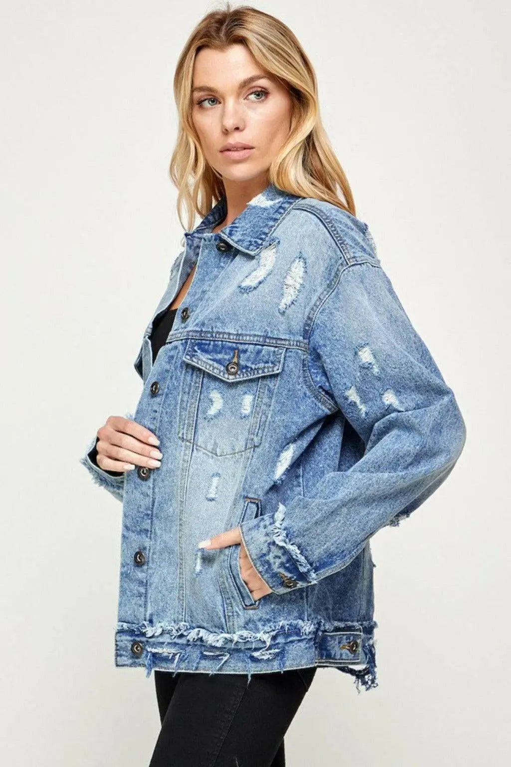 High Standards 90's Boyfriend Denim Jackets jacket Epicplacess   