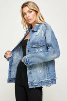 High Standards 90's Boyfriend Denim Jackets jacket Epicplacess S Blue 