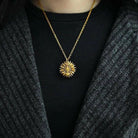 Holy Grail Sunflower GOLD Pendant Necklaces Jewelry Epicplacess   