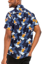 Hudson Hawaiian Print Button Shirt shirt Epicplacess   