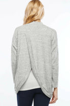 Princess Notched Brushed cardigan sweater Epicplacess   