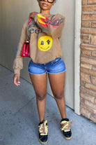 Comfy Smiley Face Sweaters sweaters Epicplacess   