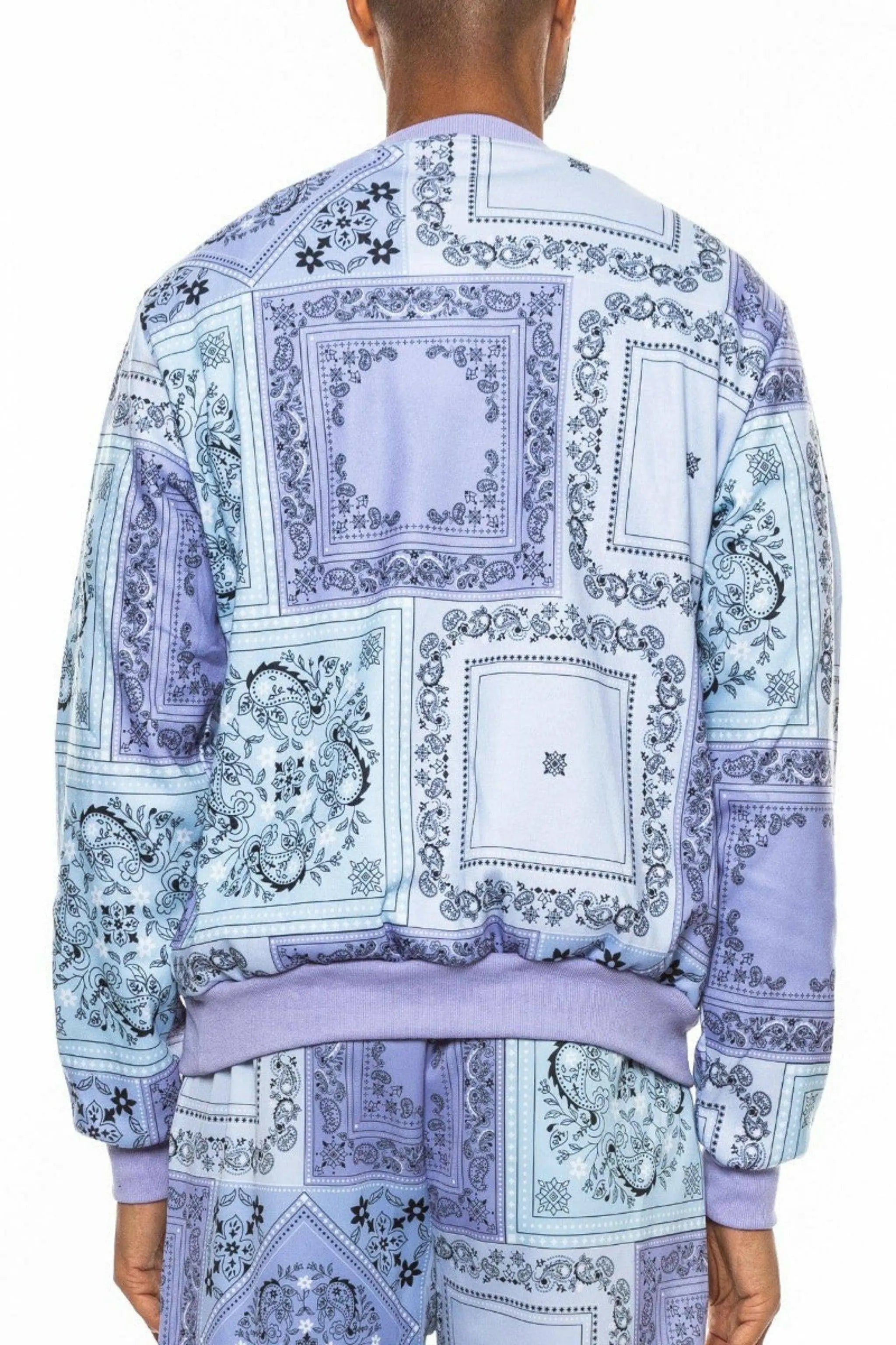 Paisley Epic Bandana Print Sweater sweaters Epicplacess   