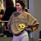 Comfy Smiley Face Sweaters sweaters Epicplacess S Brown 