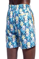 Tropic Slumber Print Trunks Swimwear Swimwear Epicplacess BLUE M 