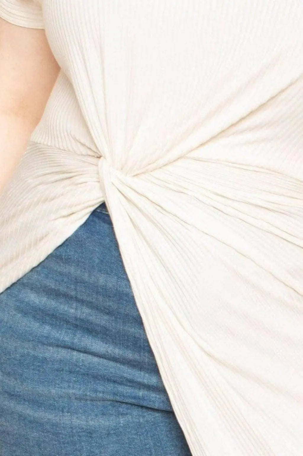RIBBED ASYMMETRIC HIGH LOW TOP Epicplacess   