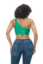 Bodice Corset Style One Shoulder Tops tops Epicplacess   