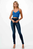 Y2k Style Kyla Halter Crop Tops