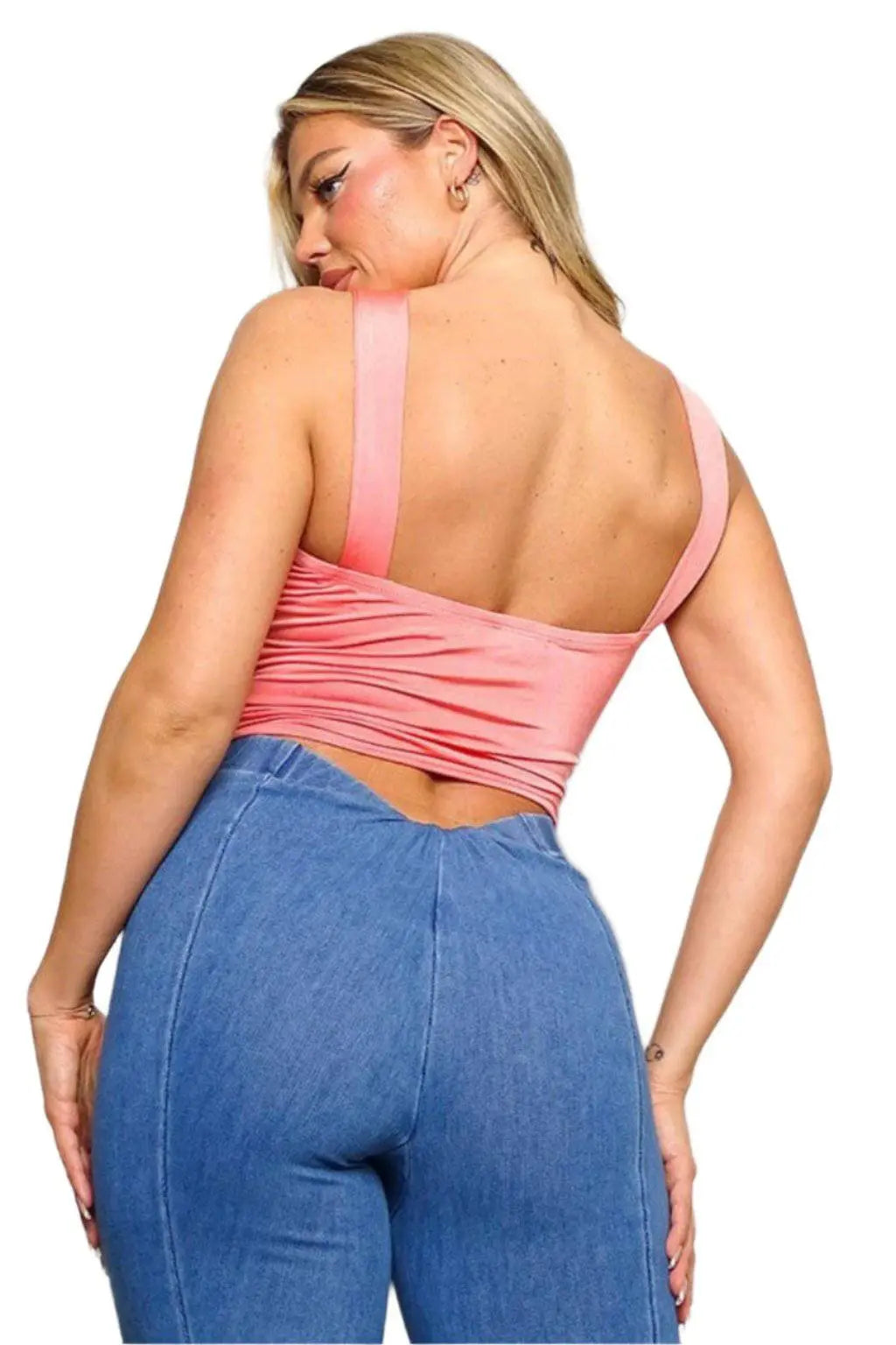 Livin Better Ring Halter Crop Tops tops Epicplacess   