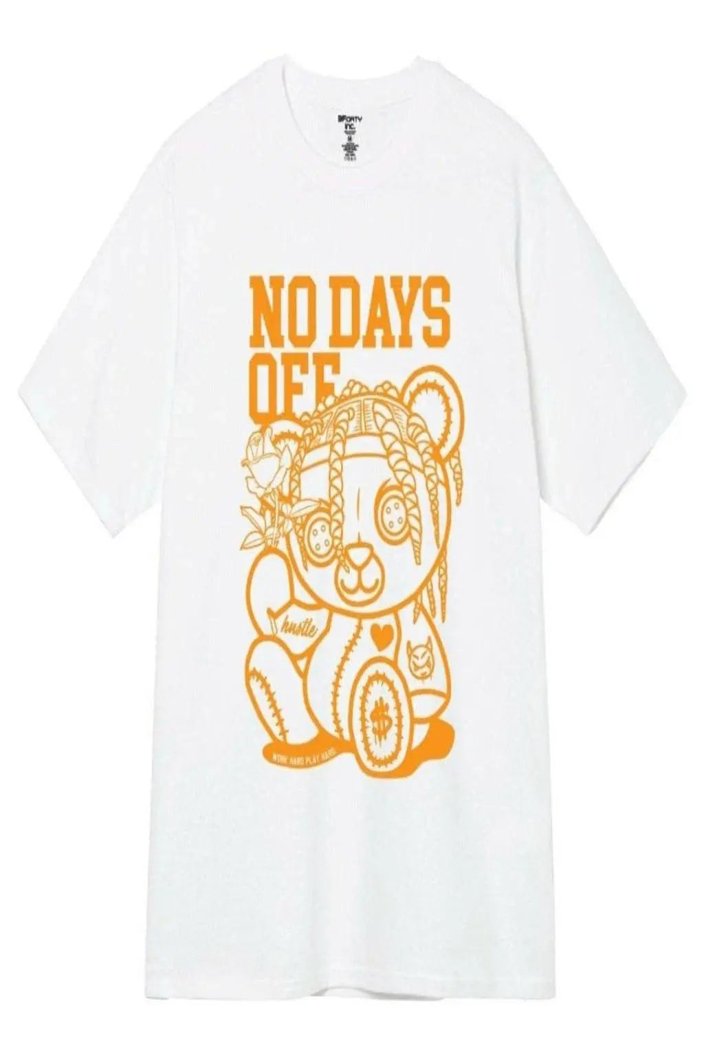 Printed No Days Off Graphic Tee tops Epicplacess   