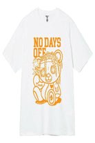 Printed No Days Off Graphic Tee tops Epicplacess   
