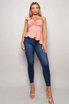 Ruffle Me Classy Peplum Tops tops Epicplacess   