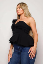 Ruffle Me Classy Peplum Tops tops Epicplacess   
