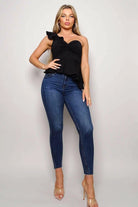 Ruffle Me Classy Peplum Tops tops Epicplacess   