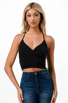Y2k Style Kyla Halter Crop Tops