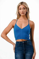 Y2k Style Kyla Halter Crop Tops