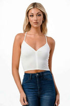 Y2k Style Kyla Halter Crop Tops