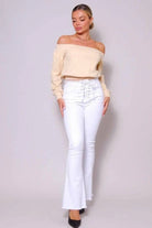 Wanderlust Vibes Off Shoulder Tops tops Epicplacess   