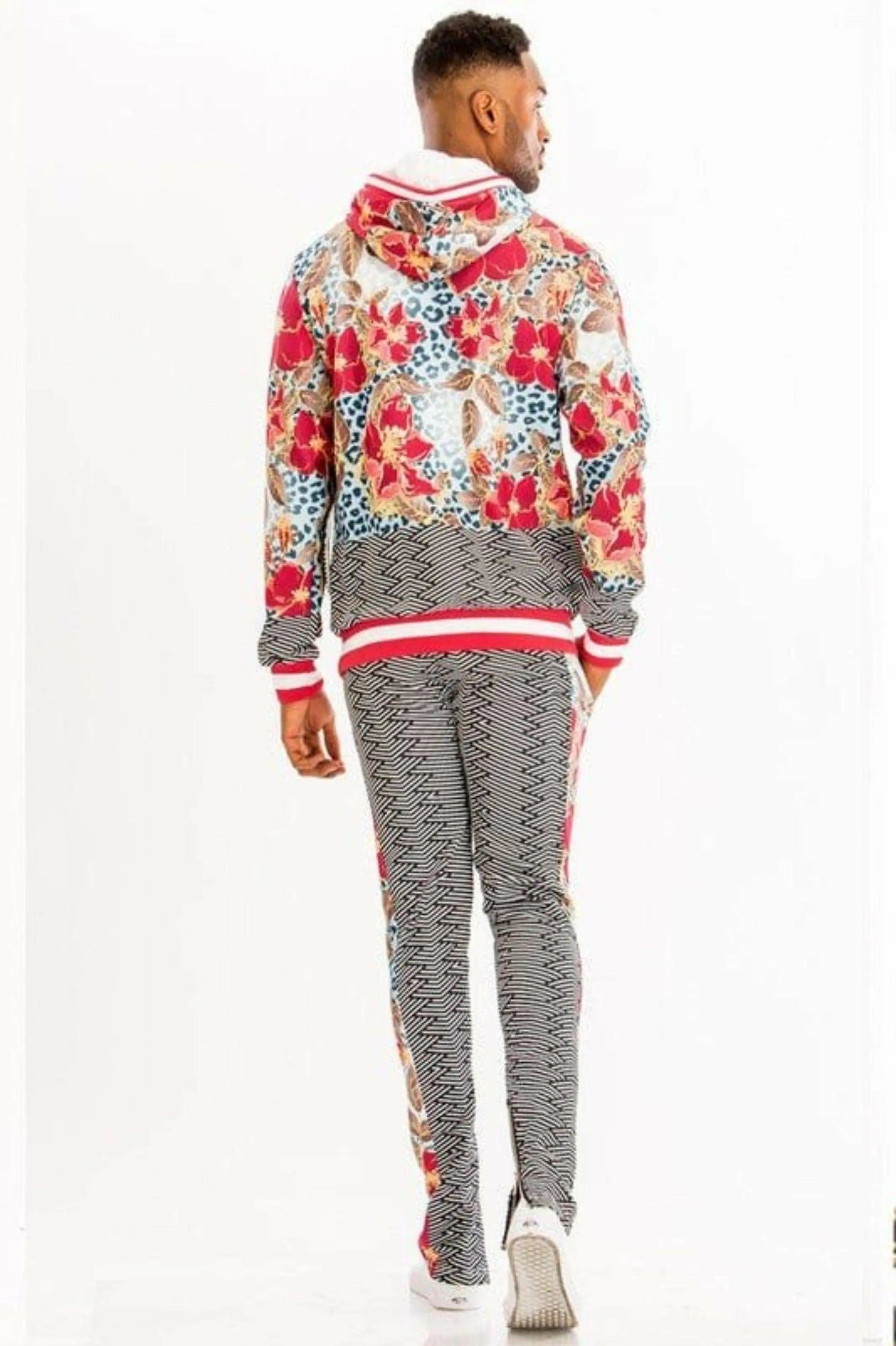 PRINT HOODIE AND SWEAT SET TRACKSUIT TRACKSUIT Epicplacess   