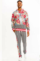 PRINT HOODIE AND SWEAT SET TRACKSUIT TRACKSUIT Epicplacess   