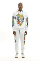 Crown Leopard Embroidery Fleece Tracksuits Tracksuits Epicplacess   
