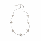 Starfish Station Necklace - Silver Full View