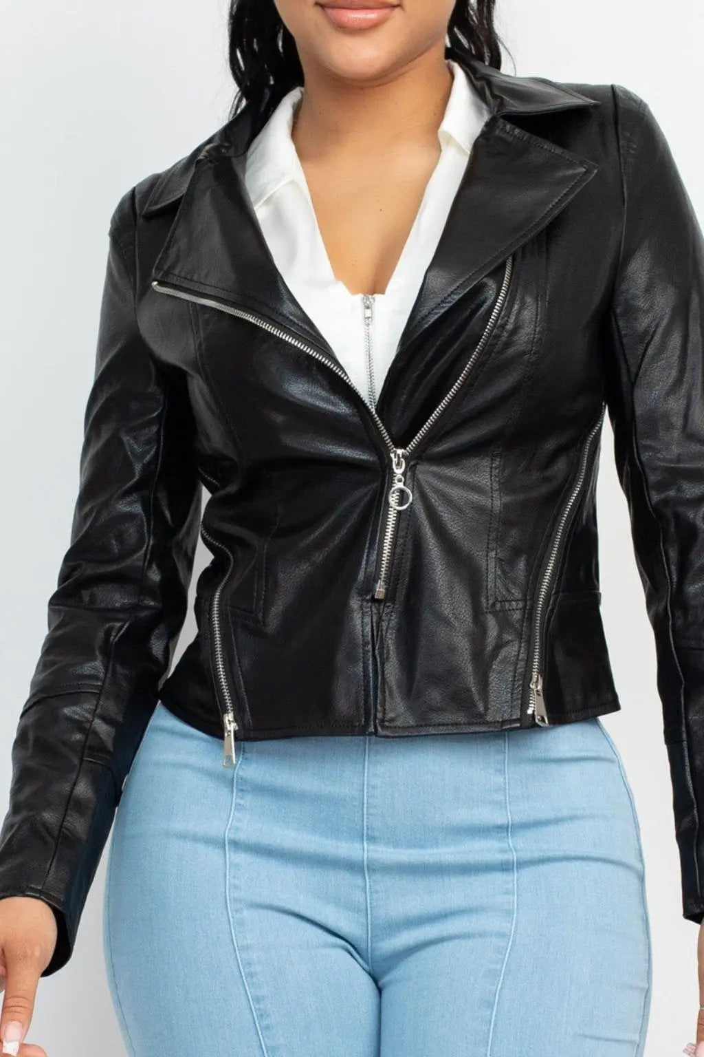 Rider Aftermath Coated Moto Leather Jacket - Epicplacess