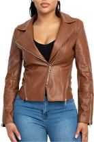 Rider Aftermath Coated Moto Leather Jacket - Epicplacess
