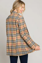 breasted Tartan Plaid Millennium Blazer Jacket - Epicplacess