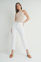 Hr Crop Flare Long Skinny Jeans - Epicplacess