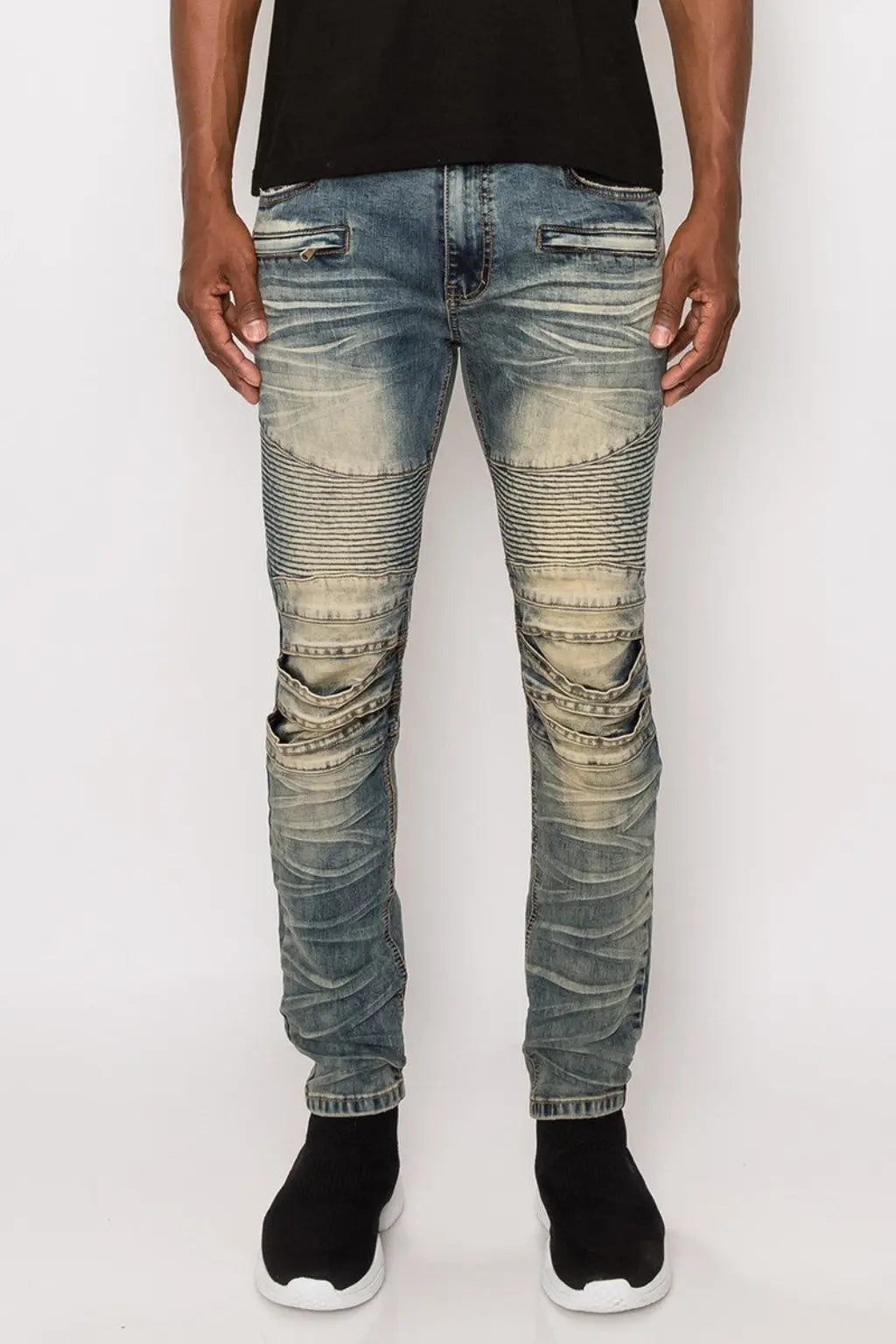 Get Started Stacked Skinny Flare Jeans jeans Epicplacess 28 Sand 