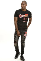 Ahead Of The Game Ripped Stacked Skinny Jeans jeans Epicplacess Black 28 