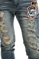Ahead Of The Game Ripped Stacked Skinny Jeans jeans Epicplacess   