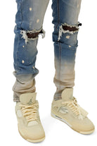 Bleached Stacked Skinny Jeans - Blue jeans Epicplacess   
