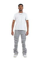 Draw Skinny Flared Sweatpant - Gey jogger Epicplacess Gray S 