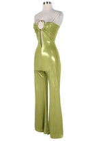 Jessica Capri Bandeau Denim Jumpsuit - Epicplacess