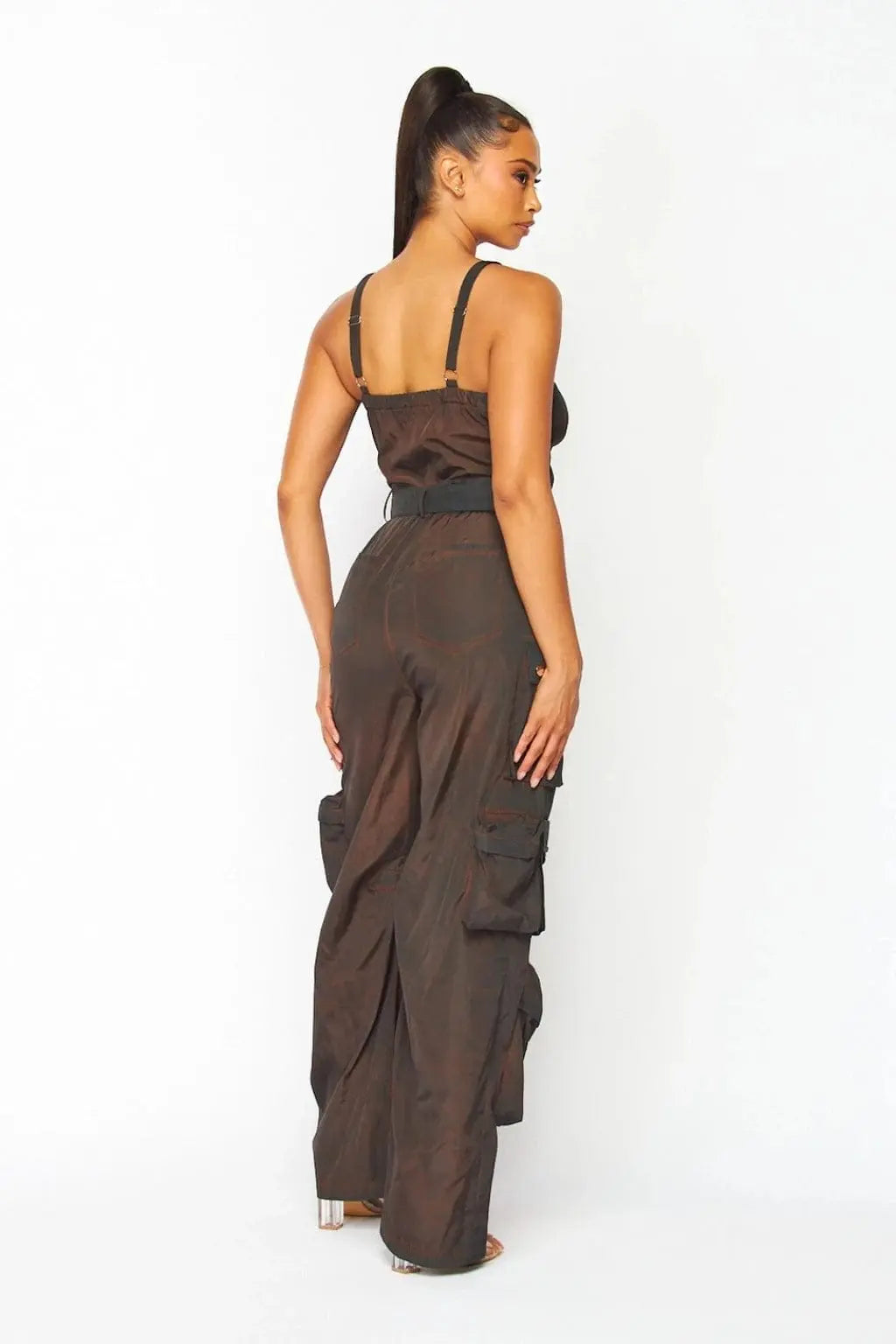 Gabi Admire Your Ways Jumpsuit-Brown jumpsuit Epicplacess   