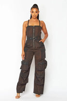 Gabi Admire Your Ways Jumpsuit-Brown jumpsuit Epicplacess   