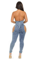 Reach For The Stars Deinm Jumpsuit - Blue - Epicplacess