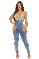 Reach For The Stars Deinm Jumpsuit - Blue - Epicplacess