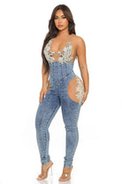 Reach For The Stars Deinm Jumpsuit - Blue - Epicplacess